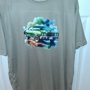 Men's Tan T-Shirt Olds Cutlass Size XL